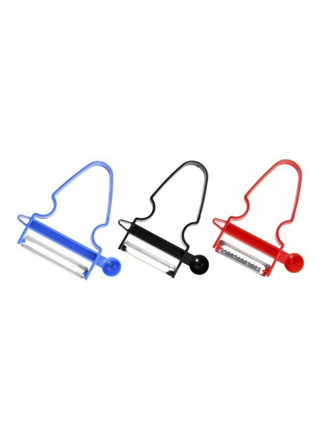 3 Pieces Fruit And Vegetable Peeler multicolour 9.5x1.2x8.5cm  - Image 4