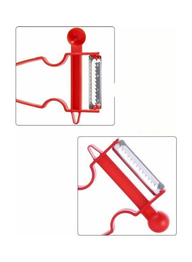 3 Pieces Fruit And Vegetable Peeler multicolour 9.5x1.2x8.5cm  - Image 3