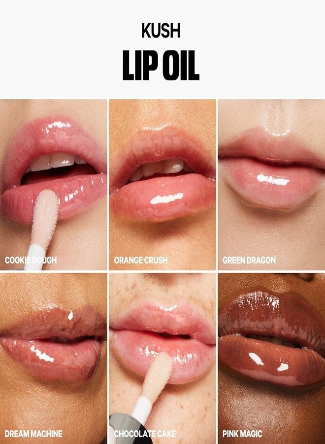 MILK MAKEUP KUSH Lip Oil – Chocolate Cake, Cacao with Sheer Chocolate Tint | Hydrating Cannabis-Infused Lip Treatment, 5.5 mL - Image 4
