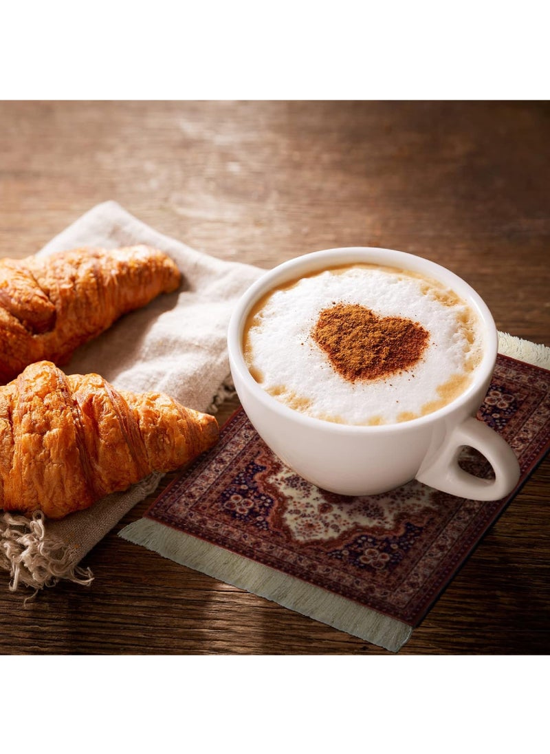 Rock Pow - 1pcs Coffee Mat Coffee Cup Mat Coffee Mug Mat Table Mat Mouse Pad Paitianle Mouse Pads for Wireless Mouse Oriental Carpet Mouse Mat Computer Mousepad for Table Decor - Image 1