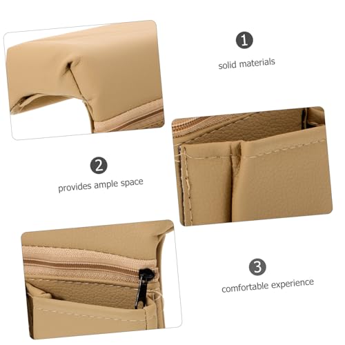 FELTECHELECTR Car Armrest Pad Organizer with Storage Pocket Automotive Door Elbow Rest Cushion for Comfort Support Driver Passenger Elbows Car Supplies - Image 5