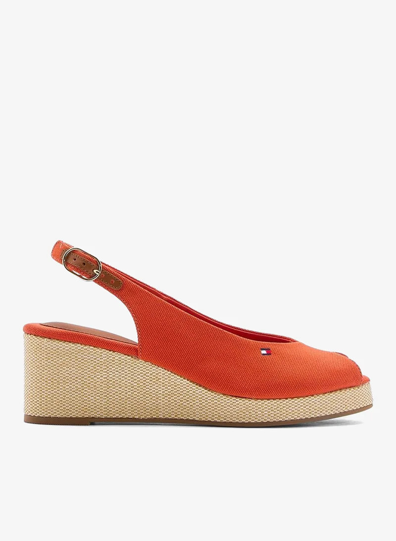 TOMMY HILFIGER MID WEDGE SLINGBACK ESPADRILLES