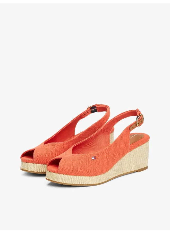 TOMMY HILFIGER MID WEDGE SLINGBACK ESPADRILLES