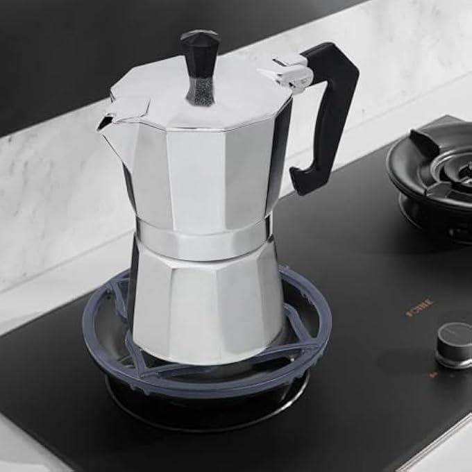 KASTWAVE Cast Iron Gas Ring Reducer Non Slip Wok Support Ring Stand Rack For Gas Stove Espresso Maker Coffee Moka Pot Cast Iron Trivet For Hot Pans 19Cm - Image 4