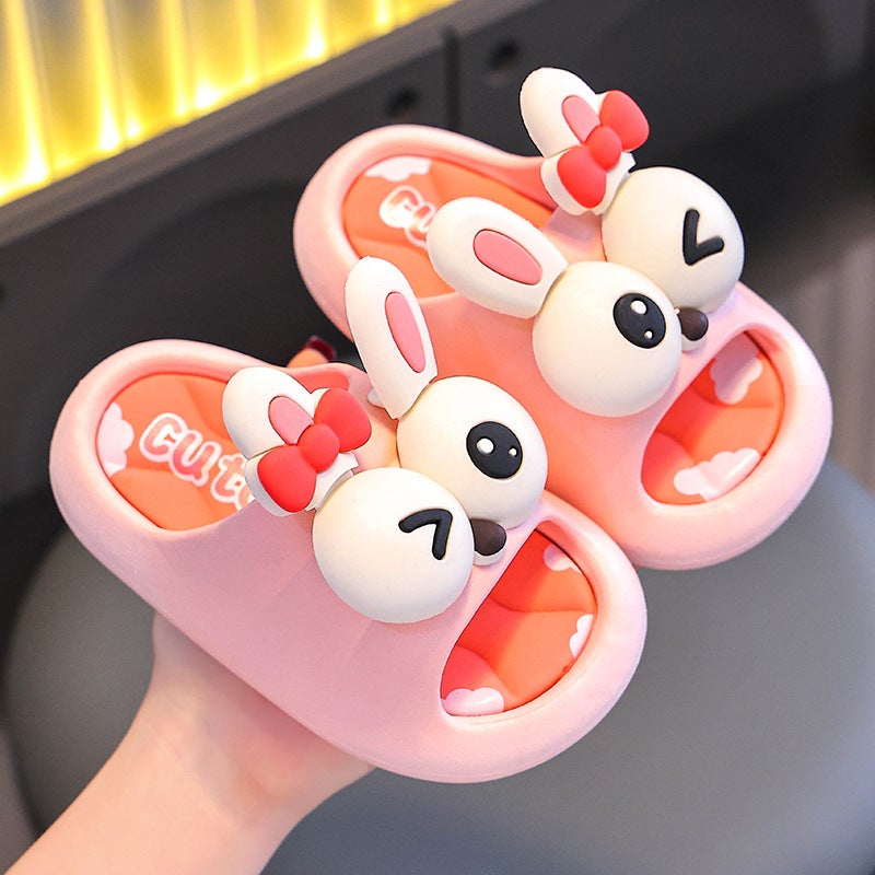 Jieyang Cang-Children'S Sandals And Slippers Summer Wear Boys And Girls Home Indoor Cute Non-Slip Soft Bottom Parent-Child Treasure - Image 4