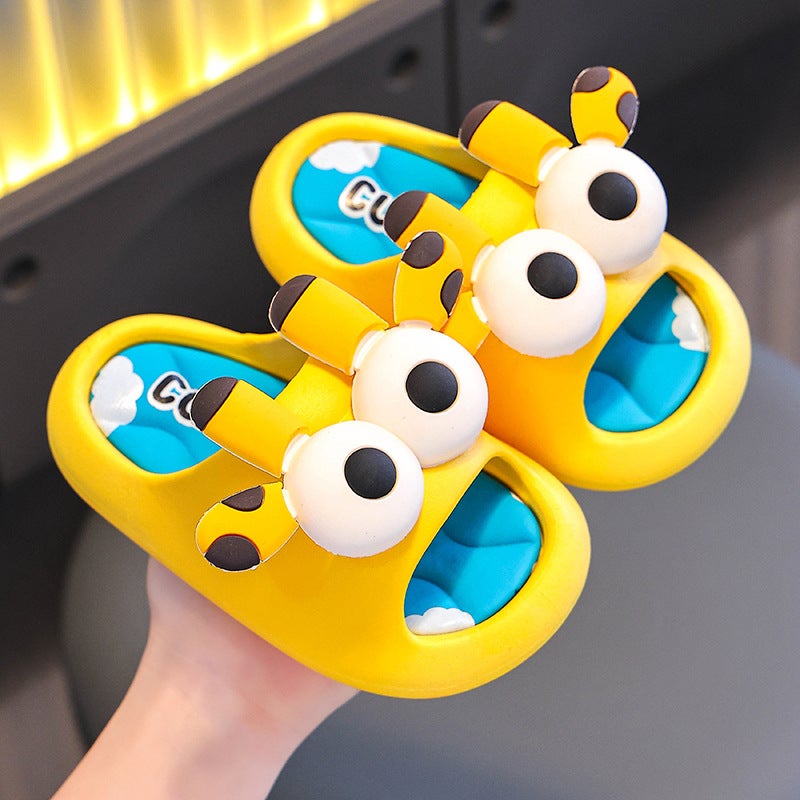 Jieyang Cang-Children'S Sandals And Slippers Summer Wear Boys And Girls Home Indoor Cute Non-Slip Soft Bottom Parent-Child Treasure - Image 2