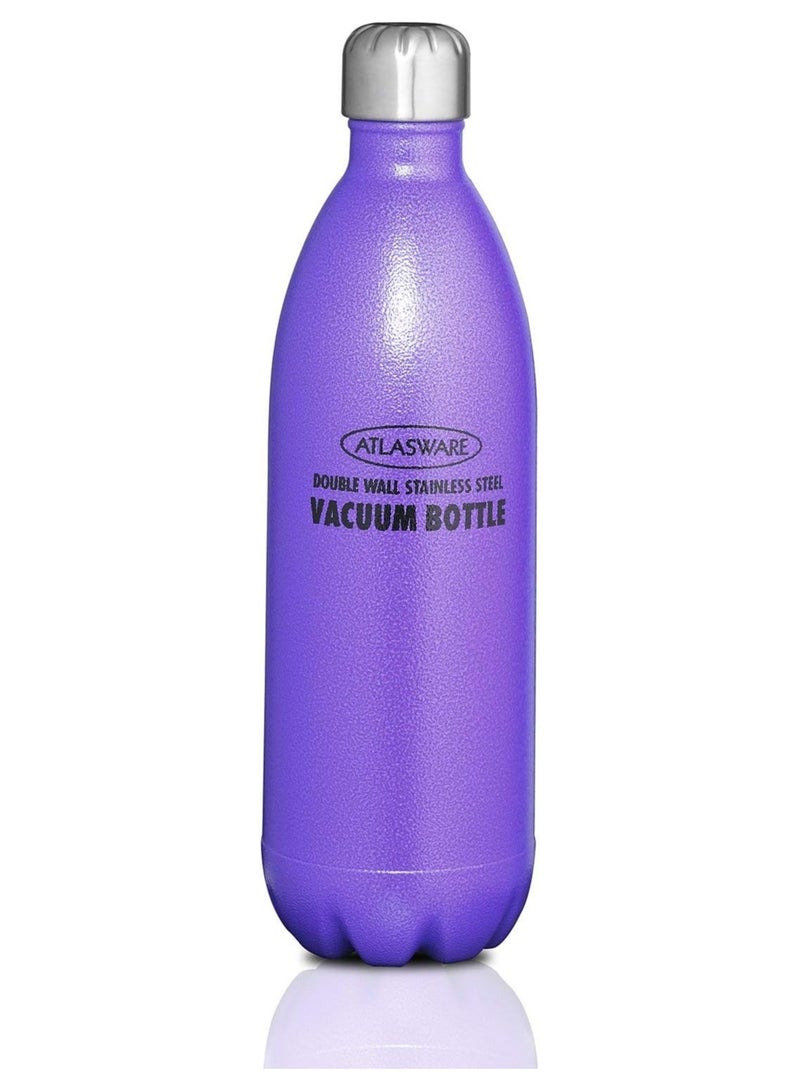 Atlasware 500ml Double Wall Stainless Steel Vacuum Bottle -Assorted Colors (Color may vary) - Image 1