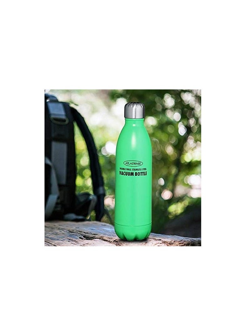 Atlasware 500ml Double Wall Stainless Steel Vacuum Bottle -Assorted Colors (Color may vary) - Image 3