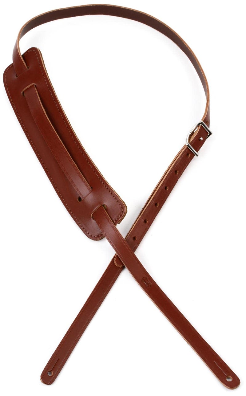 Levy's Leathers 50's Style "RnR" Leather Strap,Brown - Image 3