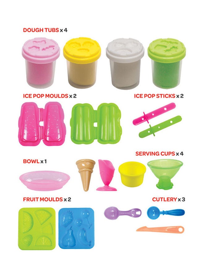 Moon Dough Creation Ice Cream Shop For 3 Years And Above DIY Clay Toys – 4 X 56 G - Image 2