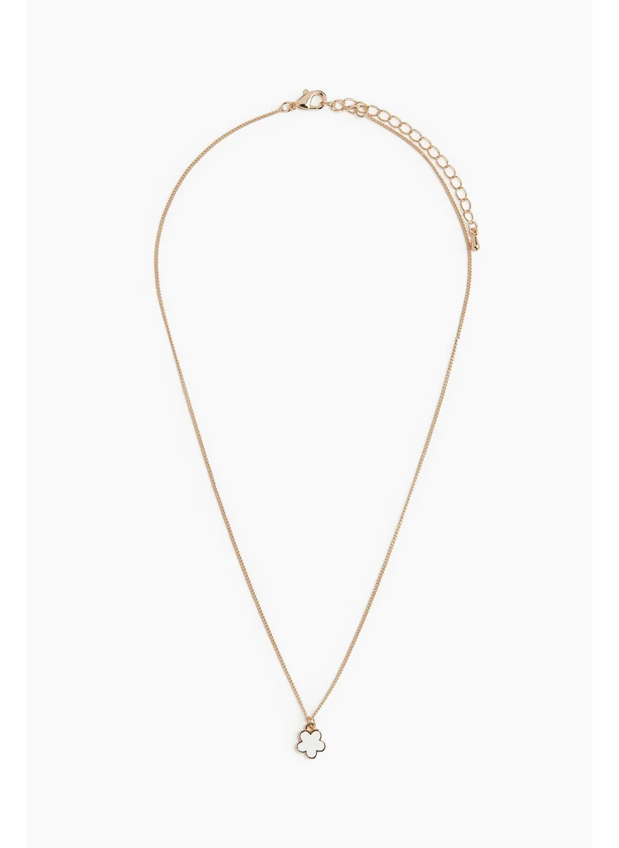 H&M Flower-Pendant Necklace