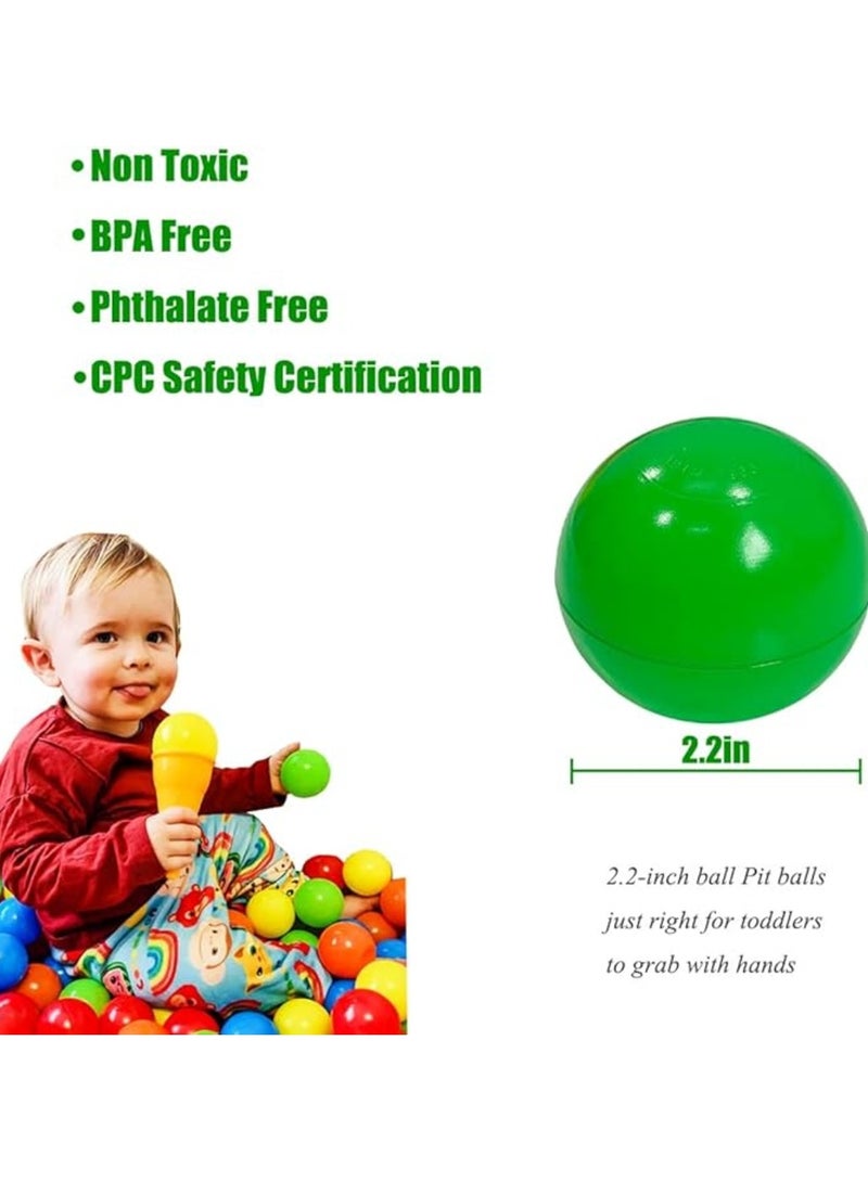 HASSM 50 Soft Plastic Balls, Plastic Toy Balls for Kids, Perfect Gift for Toddlers Birthday, Ball Pit Play Tent, Pool Water Toys, Party Decoration - Image 3