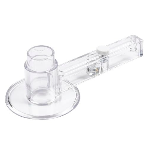 MK.Bear 58mm/2.25 Inch Clear Circle Cutter Button Maker Tools, Adjustable Multi-Size Badge Making Round Cutting Tool, Cutting Knife Photo Paper Model Circle (70-210mm) - Image 1