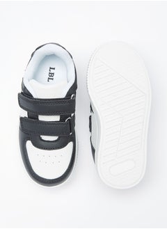 LBL by Shoexpress Boys Star Applique Sneakers with Hook and Loop Closure  - Image 4