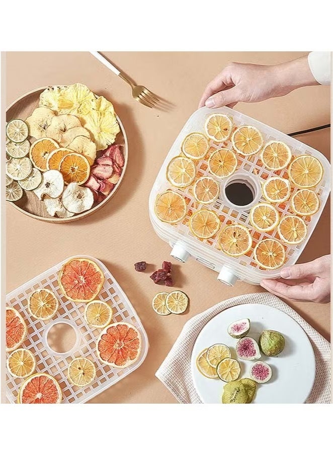 هونغمي ماكينة الفواكه المجففة، مجفف الوجبات الخفيفة المنزلية، مجفف الفواكه والخضروات، مجفف هواء صغير، مجفف فواكه - Image 2