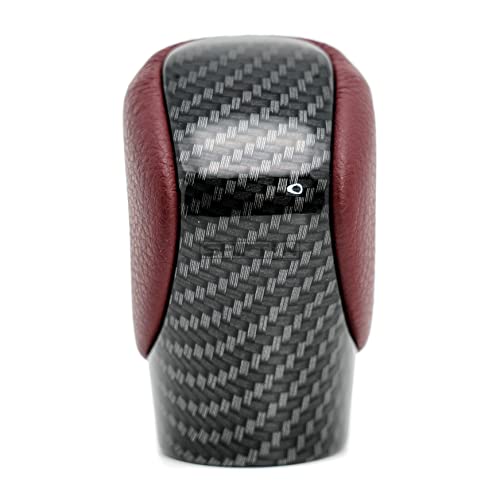 SHIFTIN Gear Shift Knob Shifter for Lexus ES GS GX is NX RC RX 200t 300 350 3450h 450hL 350L (Rioja Red Rose/Carbon Fiber Pattern) - Image 3