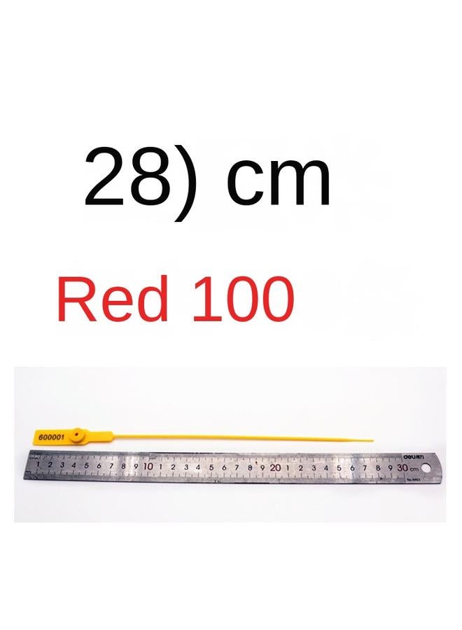 Bluejw Plastic Seal Truck Tie Disposable Lead Seal Logistics Seal Anti-theft Anti-transfer Buckle Container Tank Lock  - Image 1