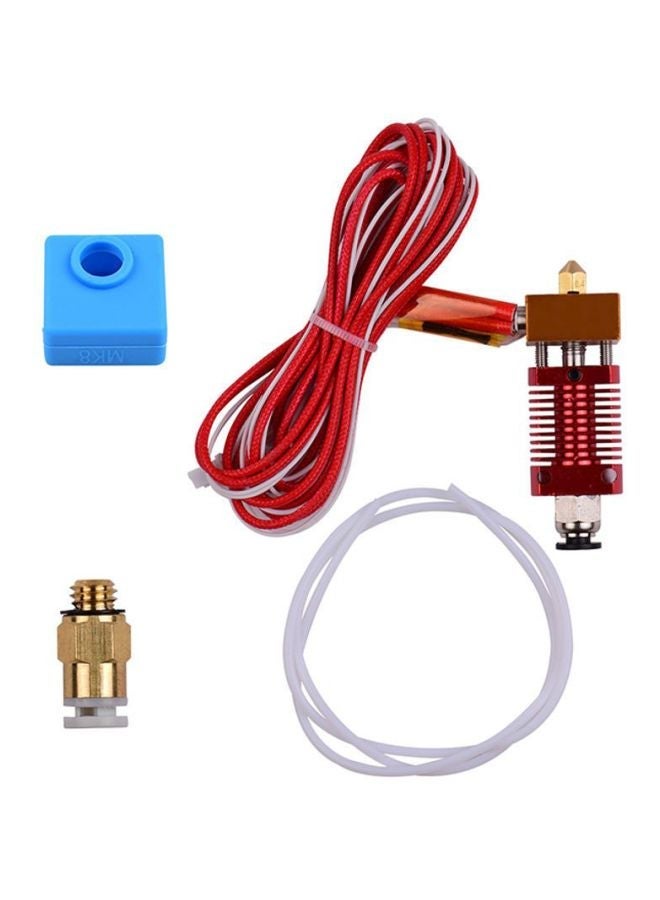 NIBEMINENT Metal Hotend Extruder Kit Red/White/Blue  - Image 1