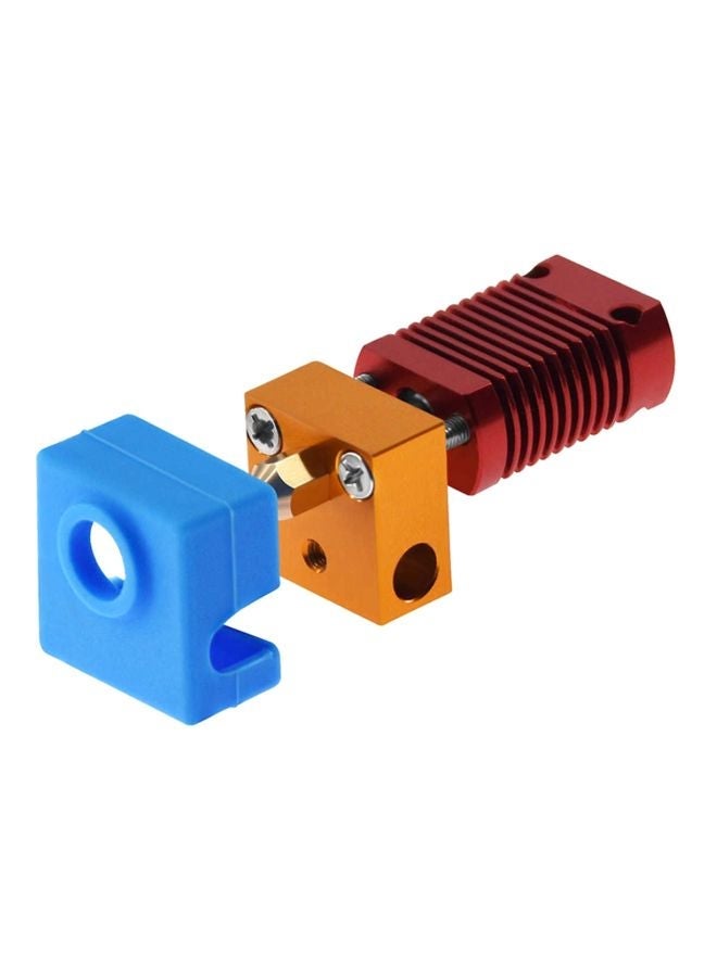 NIBEMINENT Metal Hotend Extruder Kit Red/White/Blue  - Image 4