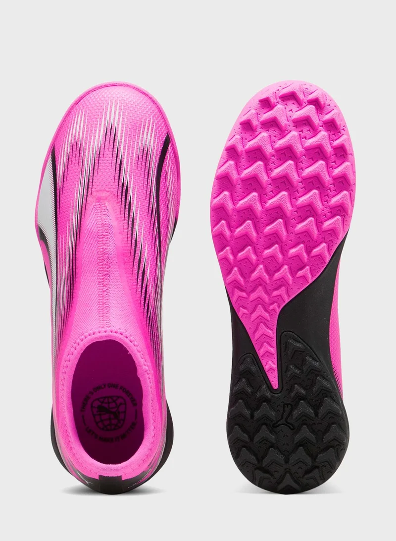 PUMA Kids Ultra Match Laceless TT Mid-Cut Football Boots