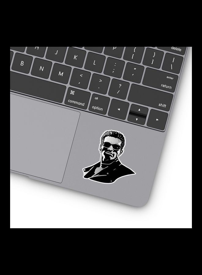 RKN Terminator Arnold Badge Vinyl Stickers For Laptop 3inch - Image 2