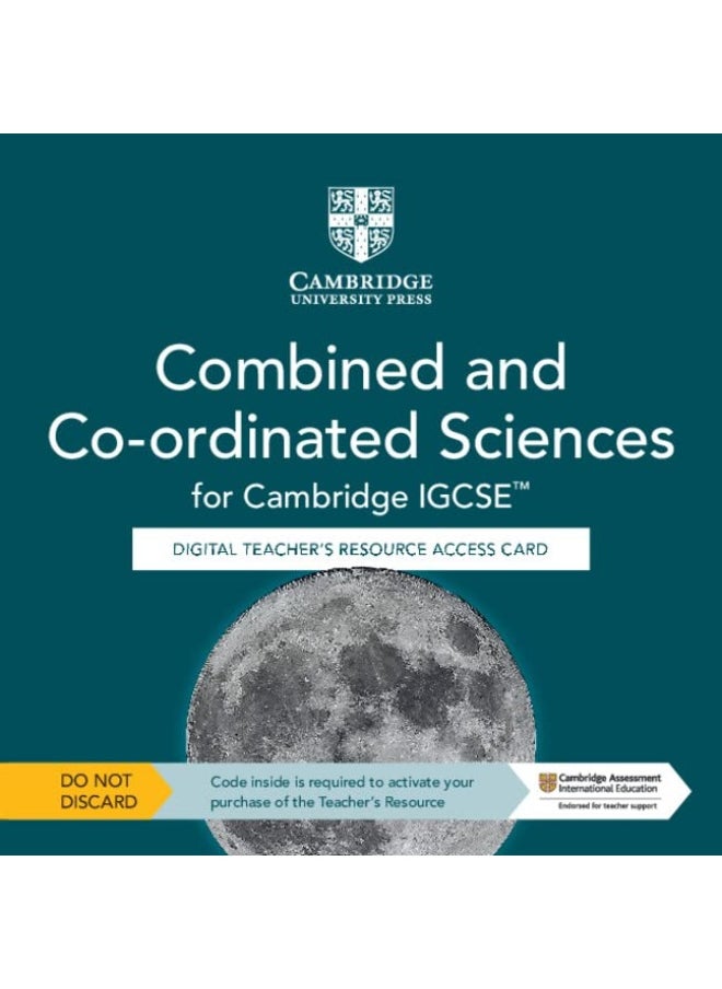 Cambridge Igcse(tm) Combined and Co-Ordinated Sciences Digital Teacher's Resource Access Card 