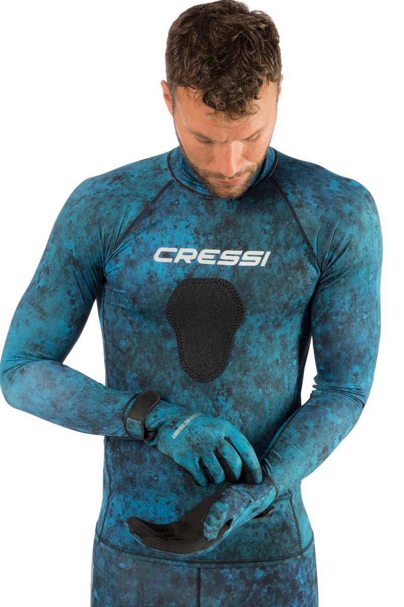 Cressi Tropical 2mm gloves, blue hunter, M - Image 2