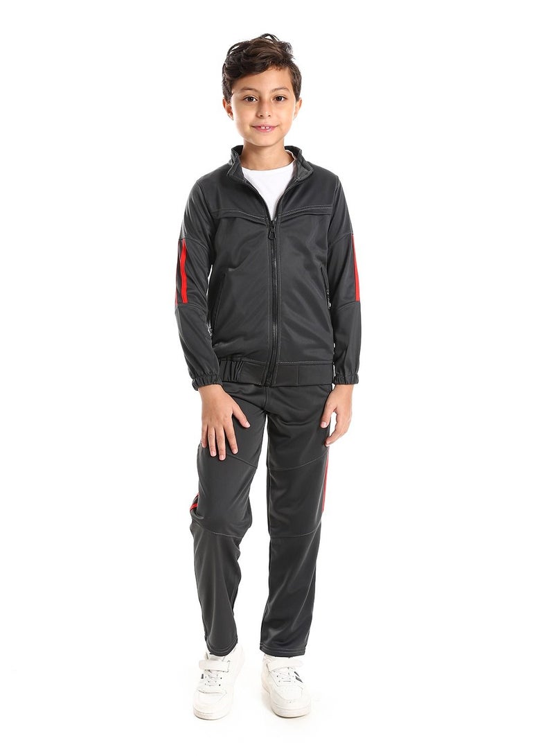 Caesar Boys Training Suit WithPockets And Lined Design - Image 1