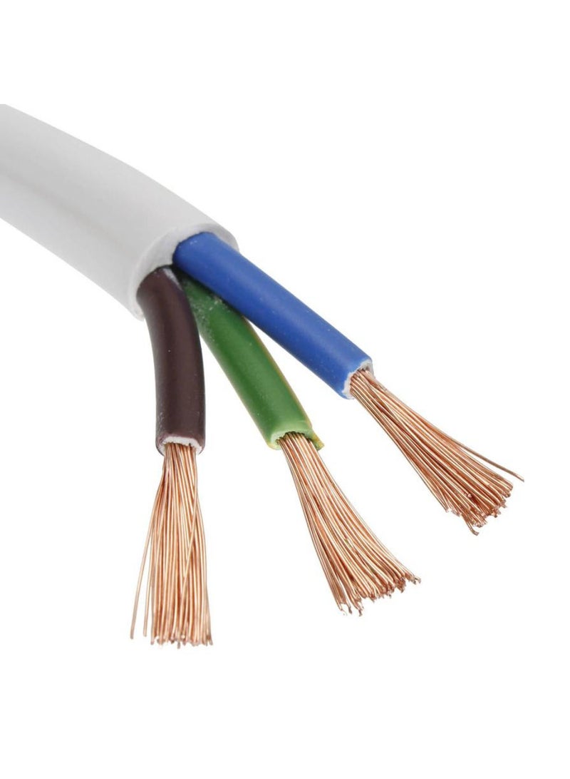Oshtraco 3-Core Flexible Copper Cable Roll 4mmx1m Sold Per Meter