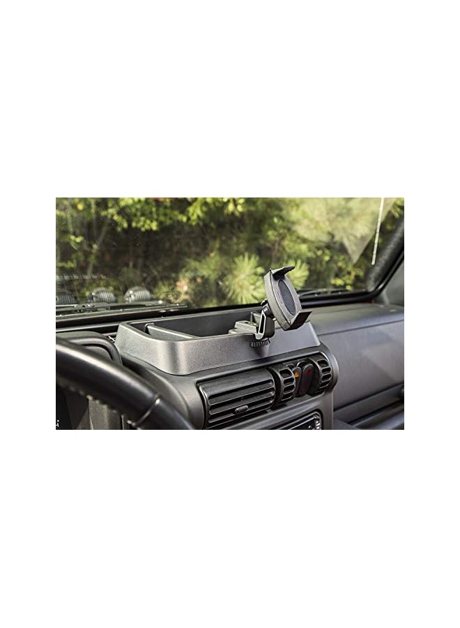 S-TOP 13551.19 Dash Multi-Mount, Phone Holder; 97-06 Jeep Wrangler Tj/Lj, Black - Image 3