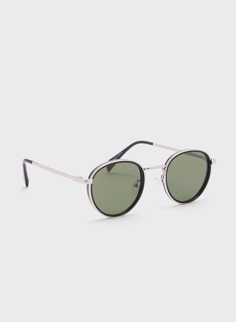 Seventy Five Oval Retro Sunglasses - Image 1
