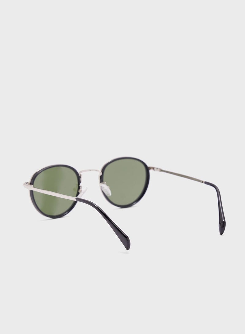 Seventy Five Oval Retro Sunglasses - Image 3