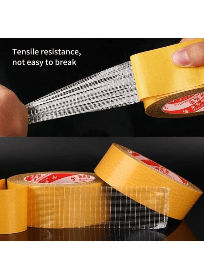 Generic - Extremely Strong Double-Sided Premium Adhesive Tape [5 m] Perfect as a Carpet Tape and for Textured Surfaces - Image 1