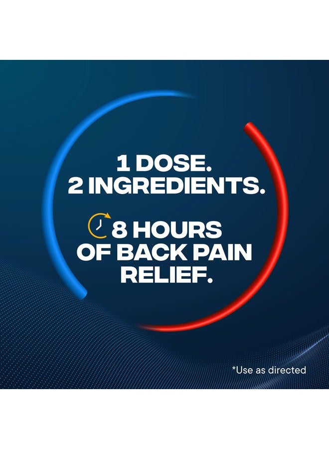 Advil أقراص مسكنة لآلام الظهر ذات عمل مزدوج تحتوي على 125 ملغ إيبوبروفين و250 ملغ أسيتامينوفين لكل جرعة لتخفيف آلام الظهر لمدة 8 ساعات - 144 حبة - Image 4