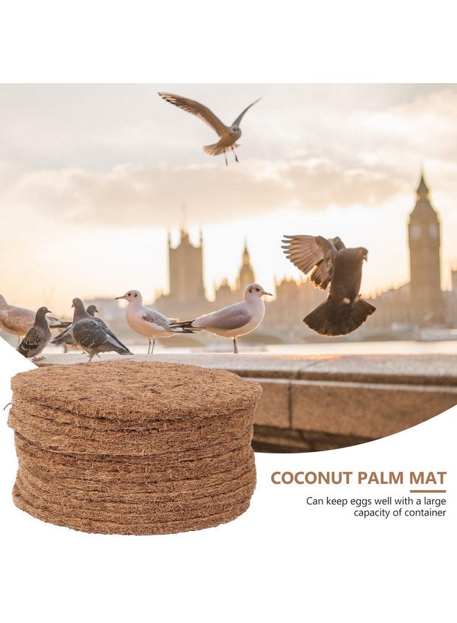 balacoo 12Pcs Bird Nest Cage Mat Racing Pigeon Breeding Eggs Mat Bird Pigeon Nesting Bird Grass Mat - Image 4