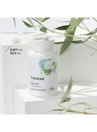thorne acetyl l carnitine Research Thorne Acetyl-L-Carnitine - 500 mg - Supports Brain Function and Healthy Nerve Sensations in The Hands and Feet - Gluten-Free, Soy-Free, Dairy-Free - 60 Capsules | Best Price KSA 1~2pack Magnesium 8 in Choose Location:Queens in office Cellular Support