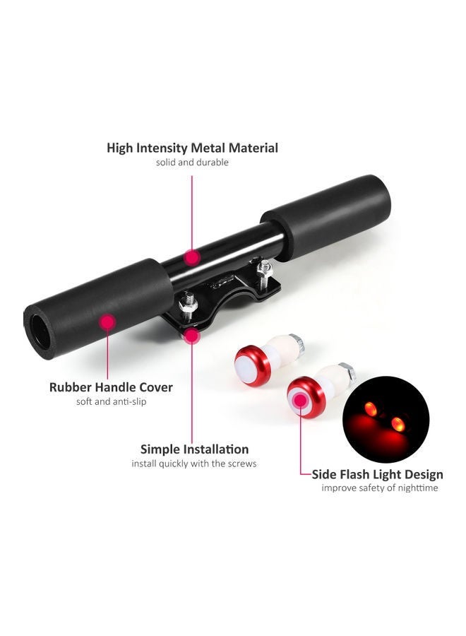 NIBEMINENT Handlerbar With 2 LED Flash Lamp For Xiaomi M365 Electric Scooter - Image 4