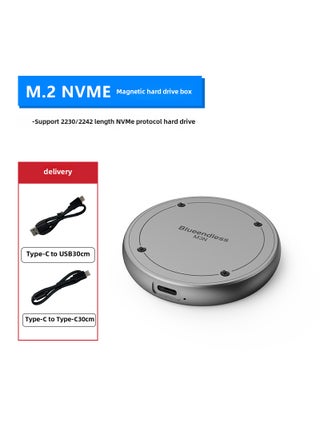 M.2 NVMe SSD Enclosure USB3.2 PD Charging 2230/2242 Magnetic box with C- A C- C double line - pzsku/Z7FADB931E2302E02ED51Z/45/1746199773/fdfafdc2-671e-402e-8c44-449a4b8c161e