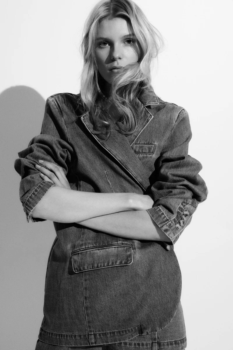 H&M Oversized denim blazer