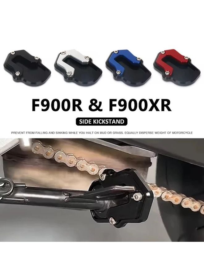 مجموعة قوس مسند القدم الممتد المضاد للانزلاق باللون الأسود لدراجة بي إم دبليو F900 R وF900 XR 2020-2023 - Image 1