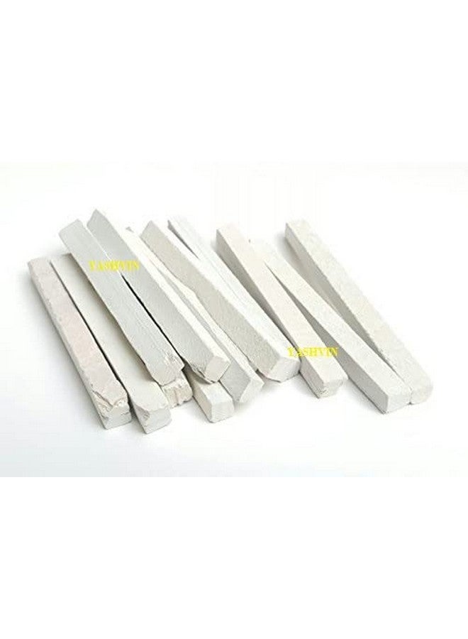 Yashvin® Dustfree Natural Earthy Slate Bar Natural Limestone Slate Chalk Pencil - Pack of 100 PCS (Saleti Chalk) || NH784 - Image 2