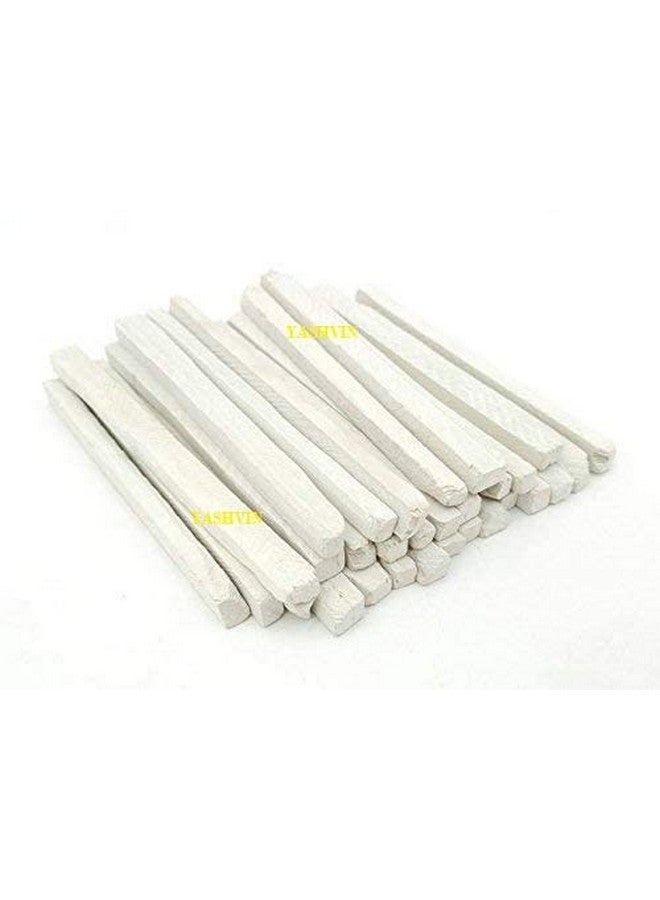 Yashvin® Dustfree Natural Earthy Slate Bar Natural Limestone Slate Chalk Pencil - Pack of 100 PCS (Saleti Chalk) || NH784 - Image 1