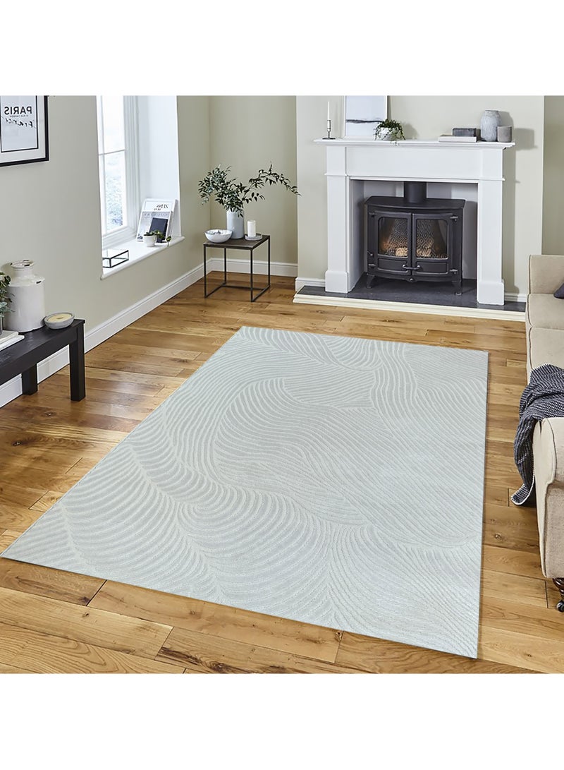 Handpicked Furniture Neutral Cream Runner Carpet Ultra Soft Area Carpets For Bed Room, Living Room, And Dining room, Anti-slip Floor Carpets, Easy to Clean, Made In Turkey - Image 1