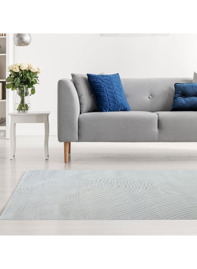 Handpicked Furniture Neutral Cream Runner Carpet Ultra Soft Area Carpets For Bed Room, Living Room, And Dining room, Anti-slip Floor Carpets, Easy to Clean, Made In Turkey - Image 2