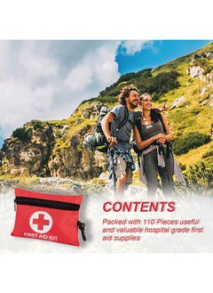 101 Pieces Small First Aid Kit Includes Emergency Foil Blanket CPR Respirator Scissors for Travel, Home, Office, Vehicle, Camping, Workplace and Outdoor - pzsku/Z7FAE0CF24F670CA56433Z/45/_/1740656836/0de6323a-cd53-4cce-a735-31d12d971b57