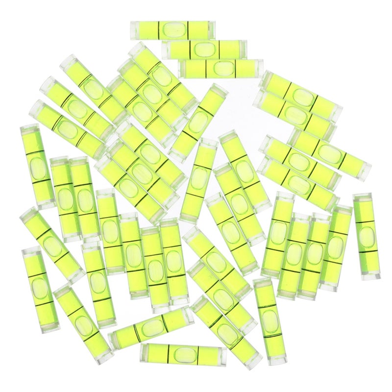 50 Pcs Cylindrical Bubble Spirit Level Vials for Construction Camping Photo Frame Installation - Image 2