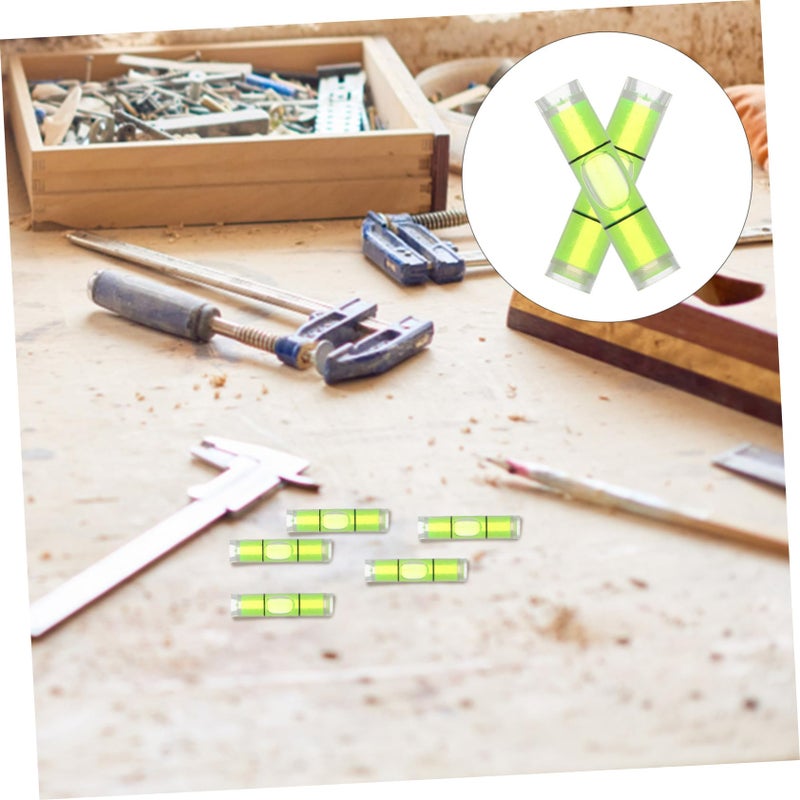 50 Pcs Cylindrical Bubble Spirit Level Vials for Construction Camping Photo Frame Installation - Image 3