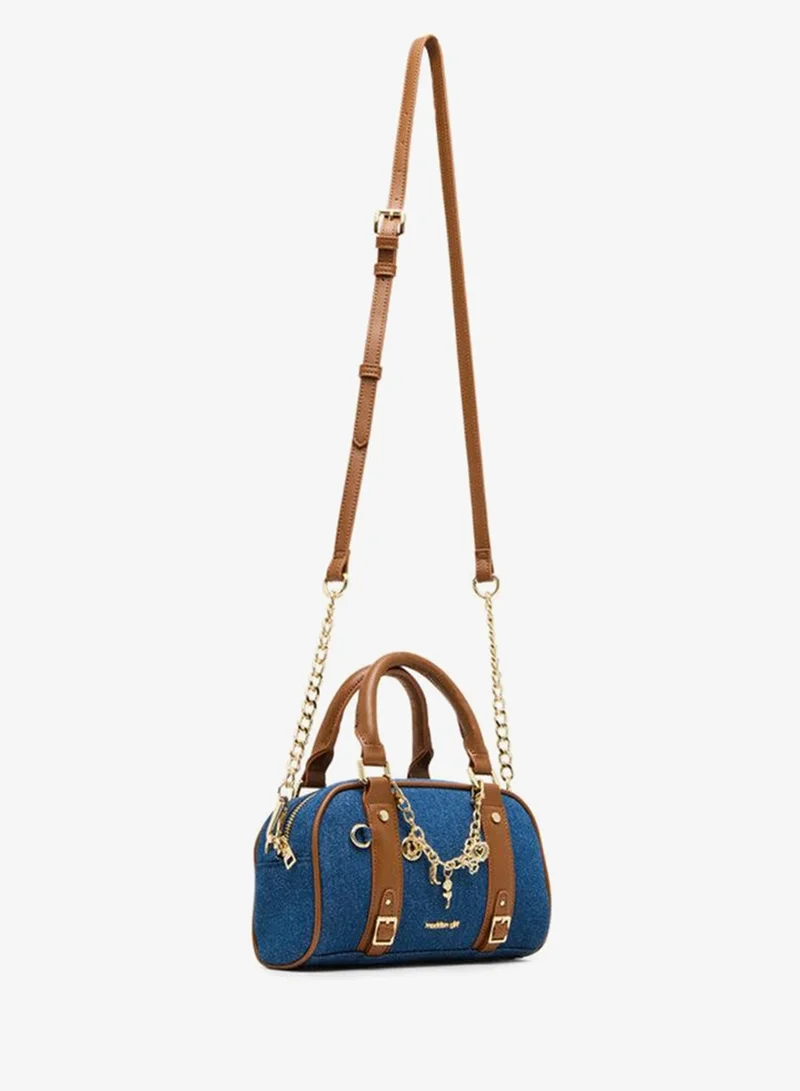Abryced Blue Denim Women's Shoulder Bag