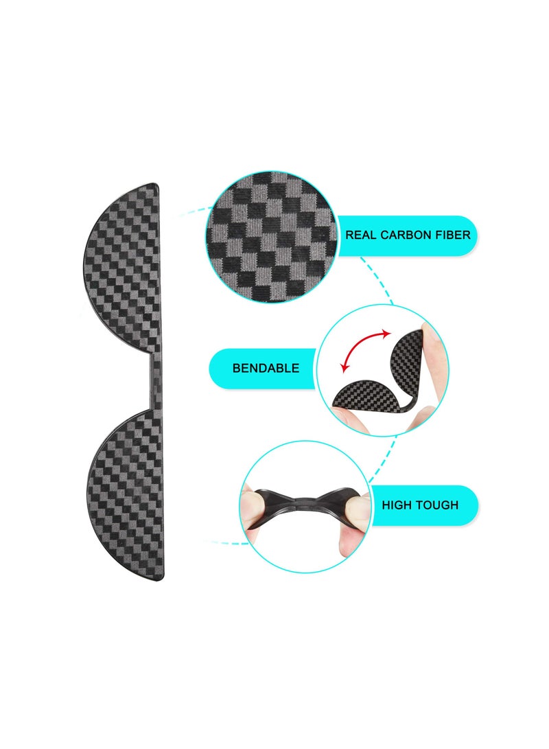 Car Door Edge Guards - 4PCS High Gloss Slim Anti-Collision Trim, Carbon Fiber Texture Bumper Protector, Universal Anti-Scratch Protector for All Cars and SUVs. - Image 3