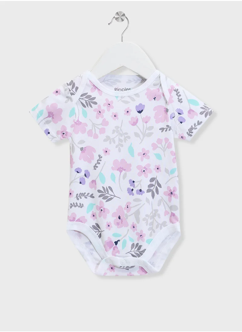 Ripples Girls 3-Pack Combo Bodysuit